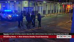 At least 10 dead, 30 injured after New Orleans ramming attack, authorities say News Clip