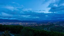Turning into Night on the City Time Lapse Stock Footage