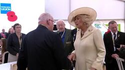 Britain's Prince Charles, Prince of Wales and Camilla, Duchess of Cornwall meet veterans News Clip