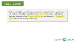 Solving Word Problems with Addition and Subtraction of Mixed Numbers using Number Lines Instructional Video