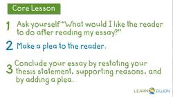 Creating a Memorable Conclusion for Your Persuasive Essay Instructional Video