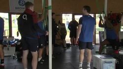 England Rugby Squad Pre Six Nations Training News Clip