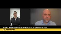 Ontarians push to make emergency room waits, closures an election issue News Clip