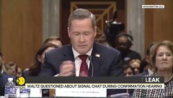 Mike Waltz grilled over Signal chat leak during confirmation hearing for UN role News Clip