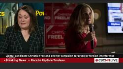 Liberal leadership candidate Chrystia Freeland targeted by foreign interference News Clip