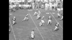 Maryland Terrapins beat the Kentucky Wildcats in college football, 1954 News Clip