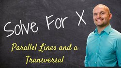 Finding the value of x using alternate interior angles - Online Tutor - Free Math Videos Instructional Video