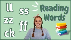 ll ss ff zz ck | Double Letter Sounds | Blending Practice | Learn to Read | British Teacher Instructional Video