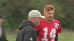 Dalton and Johnson training for The Saints in London News Clip