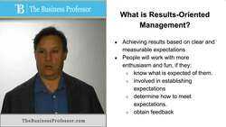 Results Oriented Management Instructional Video