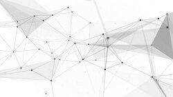 Abstract Digital Concept of Geometrical Figures: Polygon Plexus Fractals Moving, Connecting Between and with Particles. Triangular Technological Concept Seamless Loop Background Animation Stock Footage