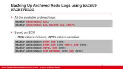 Oracle Database Administration from Zero to Hero - Performing RMAN Backups - Part II (2 of 3) Instructional Video
