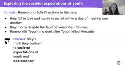 'Romeo and Juliet': exploring the relationship between adults and adolescents Instructional Video