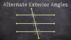 Geometry - Identifying Alternate Interior and Exterior Angles Instructional Video