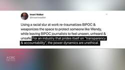 Black CBC journalist present when Wendy Mesley used N-word speaks out News Clip