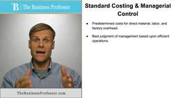 Standard Costing and Managerial Control Instructional Video