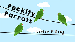 Introduction to letter P song Instructional Video