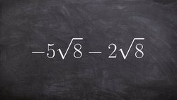 Subtracting a radical expression Instructional Video