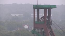 Close-up of a Coal Mining Tower News Clip