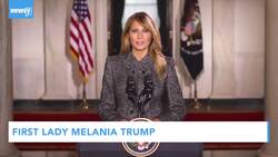 First Lady Melania Trump Gives Farewell Address News Clip