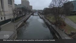 Warmer temperatures cool winter fun News Clip