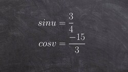 Given two triangles in the 2nd quadrant evaluate the sum of the angles Instructional Video