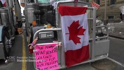 Stern language from politicians has little effect as convoy protests enter third weekend News Clip