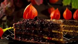 Halloween cake Stock Footage