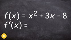 Learn how to use the second derivative test to determine relative extrema Instructional Video