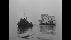 House moved across the Delaware River News Clip