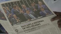 CLEAN : Brazilians react to ambitious pension reform bill News Clip