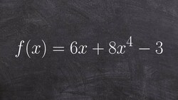 Classify a polynomial and determine degree and leading coefficient Instructional Video