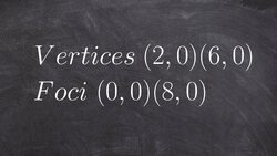 Given the vertices and focus find the standard form of the hyperbola Instructional Video