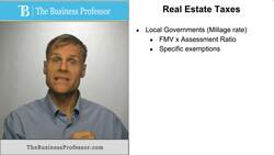 Real Estate Taxes Instructional Video