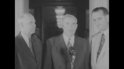 Arizona Senator Ernest McFarland reports on accomplishments of the 82nd US Congress News Clip