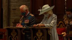 Battle of Britain anniversary service of thanksgiving and rededication at Westminster Abbey in London News Clip