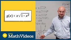 Determine if the function is even or odd Instructional Video
