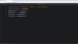Modern Web Design with HTML5, CSS3, and JavaScript - Adding Values within the JavaScript Array Instructional Video