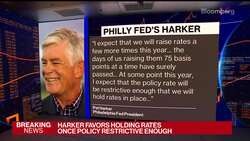 Fed's Harker Sees 'A Few More' Rate Hikes This Year News Clip