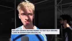 Hit the breaks or go full speed? People react to Waymo test driving cars in NYC News Clip