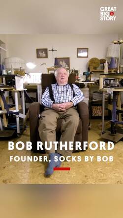 Socks by Bob, knitting warmth for those in need Instructional Video