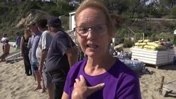 Boats Bring Supplies To Beach In Malibu Instructional Video