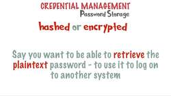 Web Security: Common Vulnerabilities And Their Mitigation - All about passwords-Storage Instructional Video