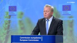 Russia 'deliberately targeting' Ukraine's food stocks, says EU Commission News Clip