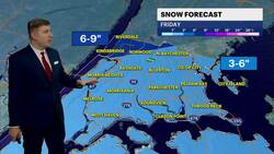 STORM WATCH: Rain tonight leads into half a foot of snow for NYC News Clip