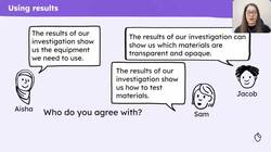 Transparent and opaque materials: review Instructional Video