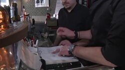 CLEAN : French strike stops Christmas tills ringing say Parisian shopkeepers News Clip