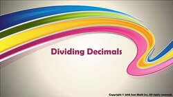 Dividing Decimals Instructional Video