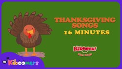 16 Minutes Thanksgiving Songs for Children | Turkey Songs for Kids | The Kiboomers Instructional Video