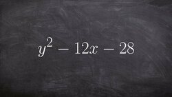 Learn the easy way to factor a trinomial when a=1 Instructional Video